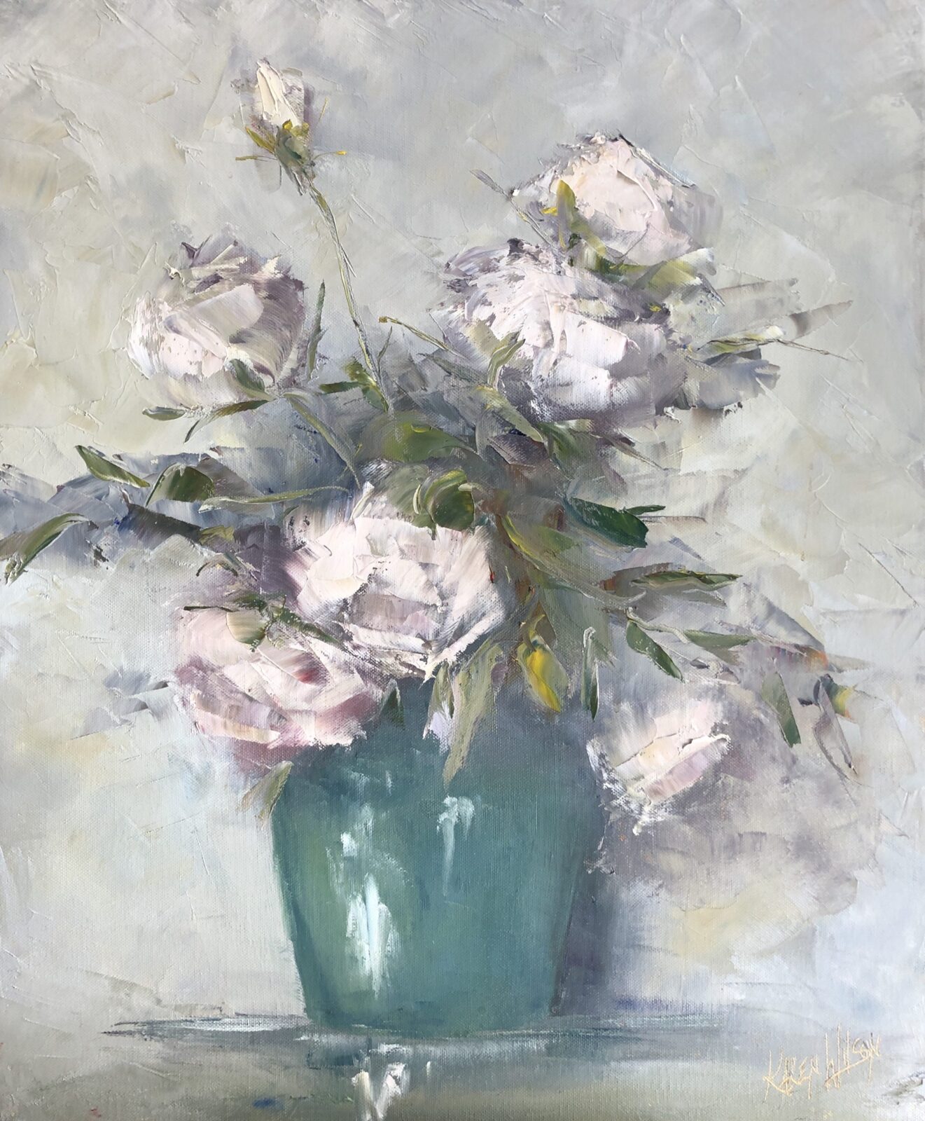 Palette Knife Peonies Workshop