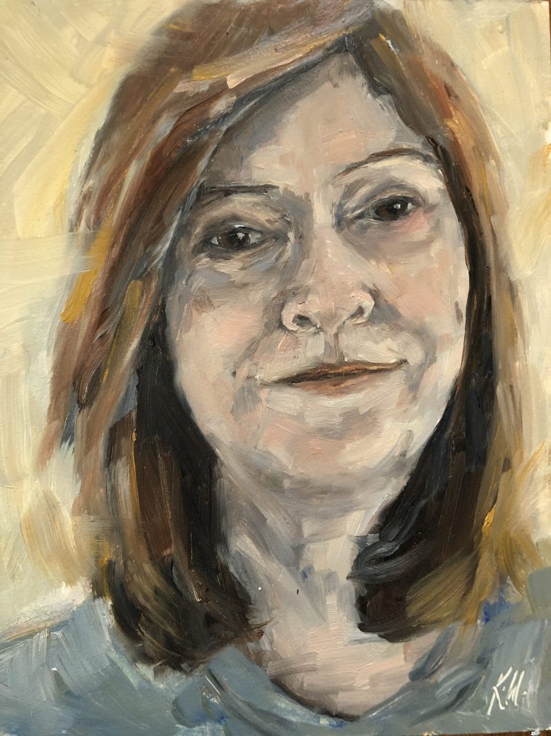 self portrait Karen Wilson