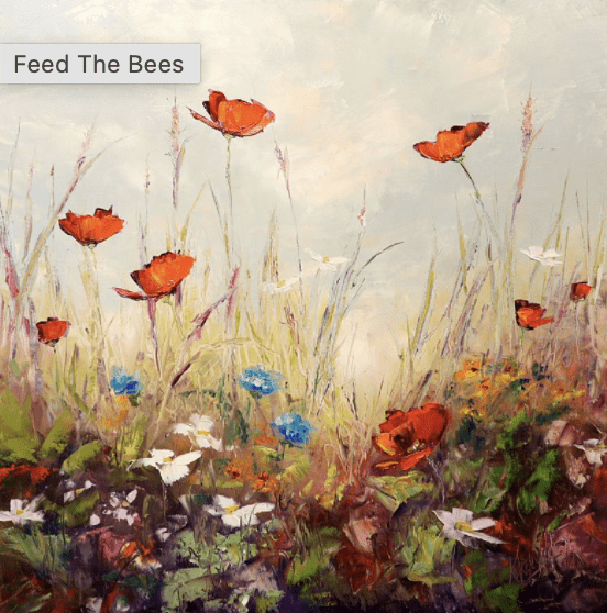 feed the bees