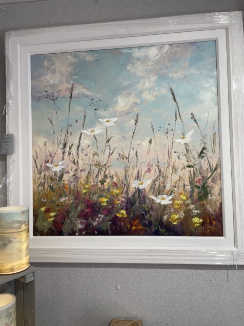 daisy meadow painting