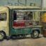 oil painting of the coffee van at Donabate Hotel