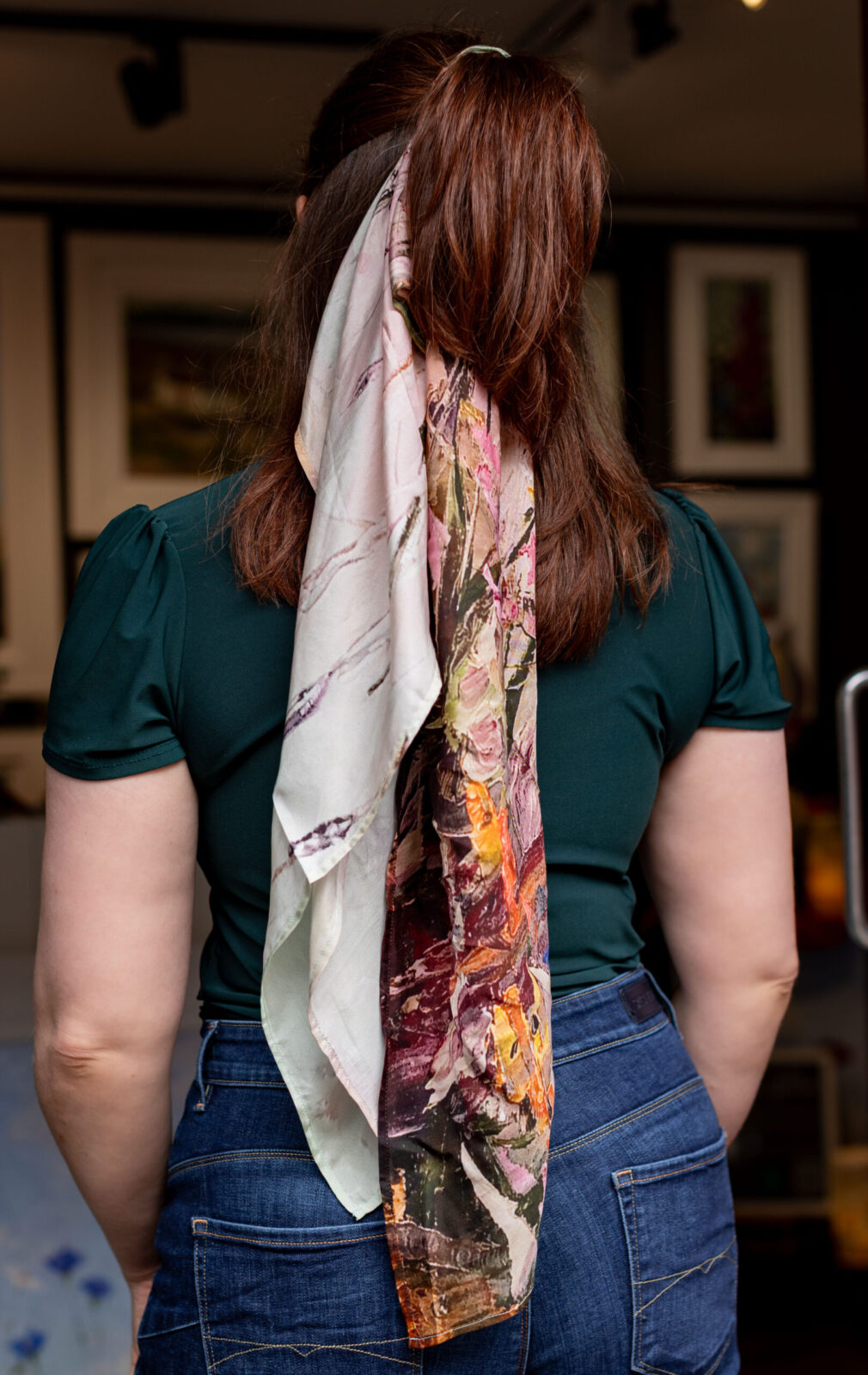 Pure Silk Scarf - Spring - Image 7