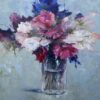 sweet pea painting by Karen Wilson the sweetest thing