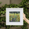 wild at heart print framed held in hand