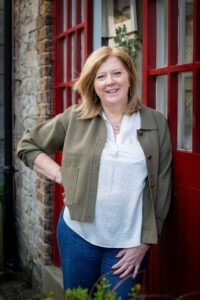 KarenWilson-3 Karen Wilson standing outside her studio in skerries mills