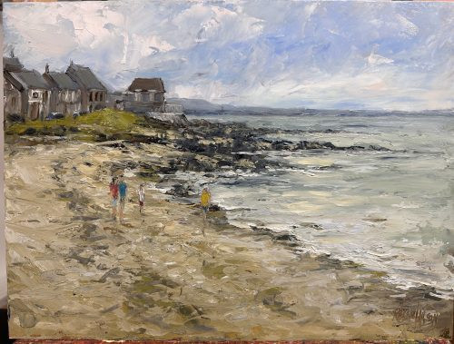 hoar rock oil painting by irish artist Karen Wilson