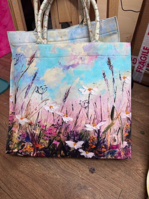 cotton tote bag spring